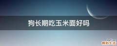 狗长期吃玉米面好吗