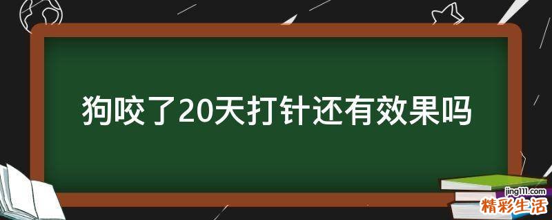 狗咬了20天打针还有效果吗