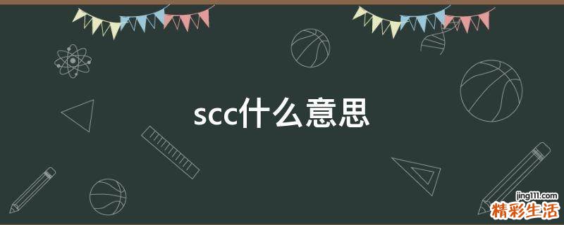 scc什么意思