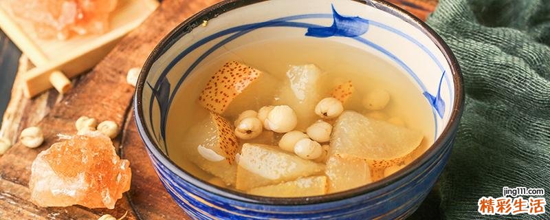 川贝炖雪梨小孩子咳嗽可以吃吗 川贝炖雪梨的正确做法