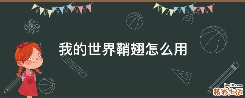 我的世界鞘翅怎么用