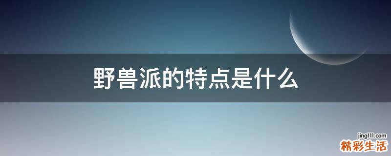 野兽派的特点是什么