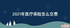 2021年医疗保险怎么交费