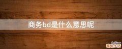 商务bd是什么意思呢