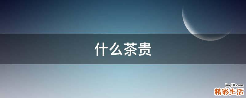 什么茶贵