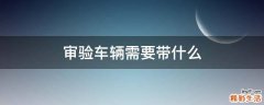 审验车辆需要带什么