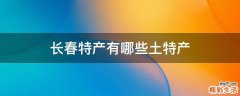 长春特产有哪些土特产