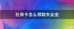 社保卡怎么领取失业金
