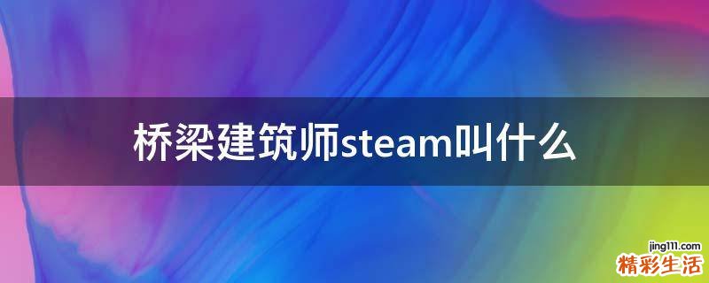 桥梁建筑师steam叫什么