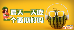 夏天一天吃一个西瓜好吗 吃西瓜有助于减肥吗