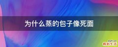为什么蒸的包子像死面
