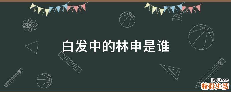 白发中的林申是谁