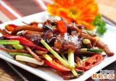 茶树菇腊肉
