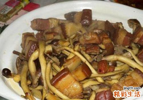 茶树菇炖肉