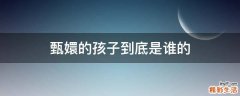 甄嬛的孩子到底是谁的