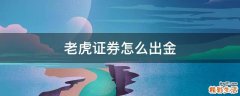 老虎证券怎么出金