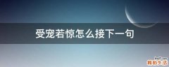 受宠若惊怎么接下一句