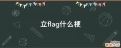 立flag什么梗