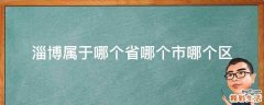 淄博属于哪个省哪个市哪个区
