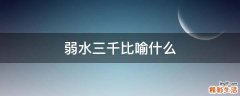 弱水三千比喻什么