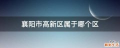 襄阳市高新区属于哪个区