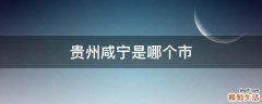 贵州咸宁是哪个市