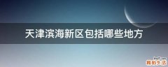 天津滨海新区包括哪些地方