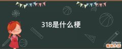 318是什么梗