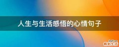 人生与生活感悟的心情句子