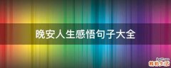 晚安人生感悟句子大全