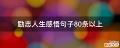 励志人生感悟句子10条以上