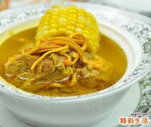 虫草花排骨汤