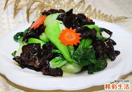 油菜和木耳能一起吃吗