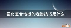 强化复合地板的选购技巧是什么