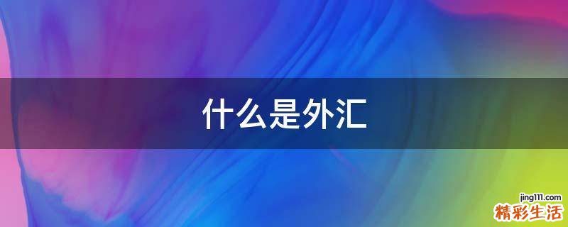 什么是外汇