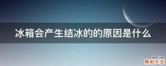 冰箱会产生结冰的的原因是什么