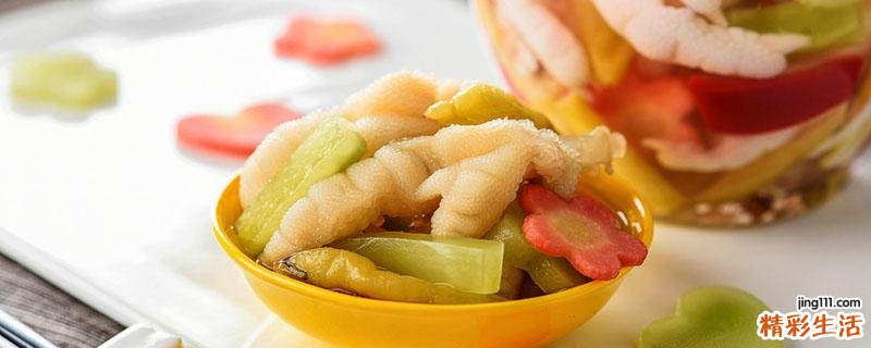 泡鸡爪可以放洋葱吗 泡鸡爪怎样才能泡的又嫩又脆