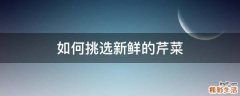 如何挑选新鲜的芹菜