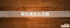 铜生锈怎么去除