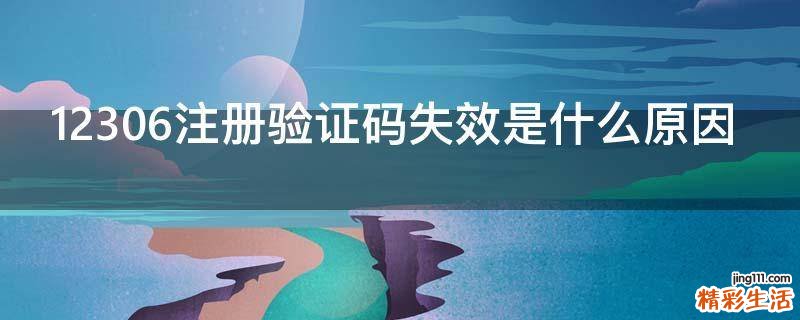 12306注册验证码失效是什么原因