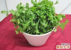 香菜根的功效