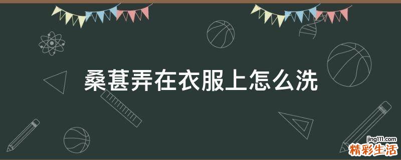桑葚弄在衣服上怎么洗