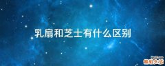 乳扇和芝士有什么区别