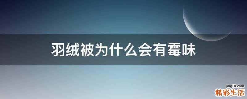 羽绒被为什么会有霉味