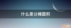 什么是分摊面积
