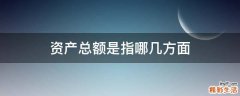 资产总额是指哪几方面