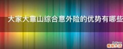 大家大靠山综合意外险的优势有哪些