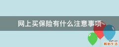 网上买保险有什么注意事项