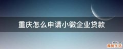重庆怎么申请小微企业贷款