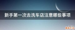 新手第一次去洗车店注意哪些事项